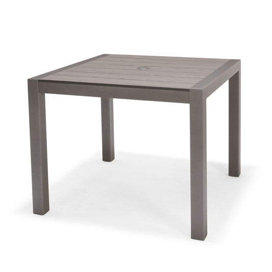 Outddor square dining table 88cm/34.6"